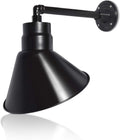Angled 12" Shade with 13" Gooseneck Arm