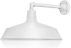 Barn Light 17" Shade with 13" Gooseneck Arm