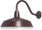 Barn Light 17" Shade with 15" Gooseneck Arm