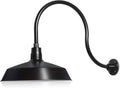 Barn Light 17" Shade with 24" Gooseneck Arm