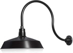 Barn Light 17" Shade with 24" Gooseneck Arm