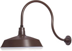 Barn Light 17" Shade with 24" Gooseneck Arm