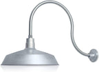 Barn Light 17" Shade with 24" Gooseneck Arm