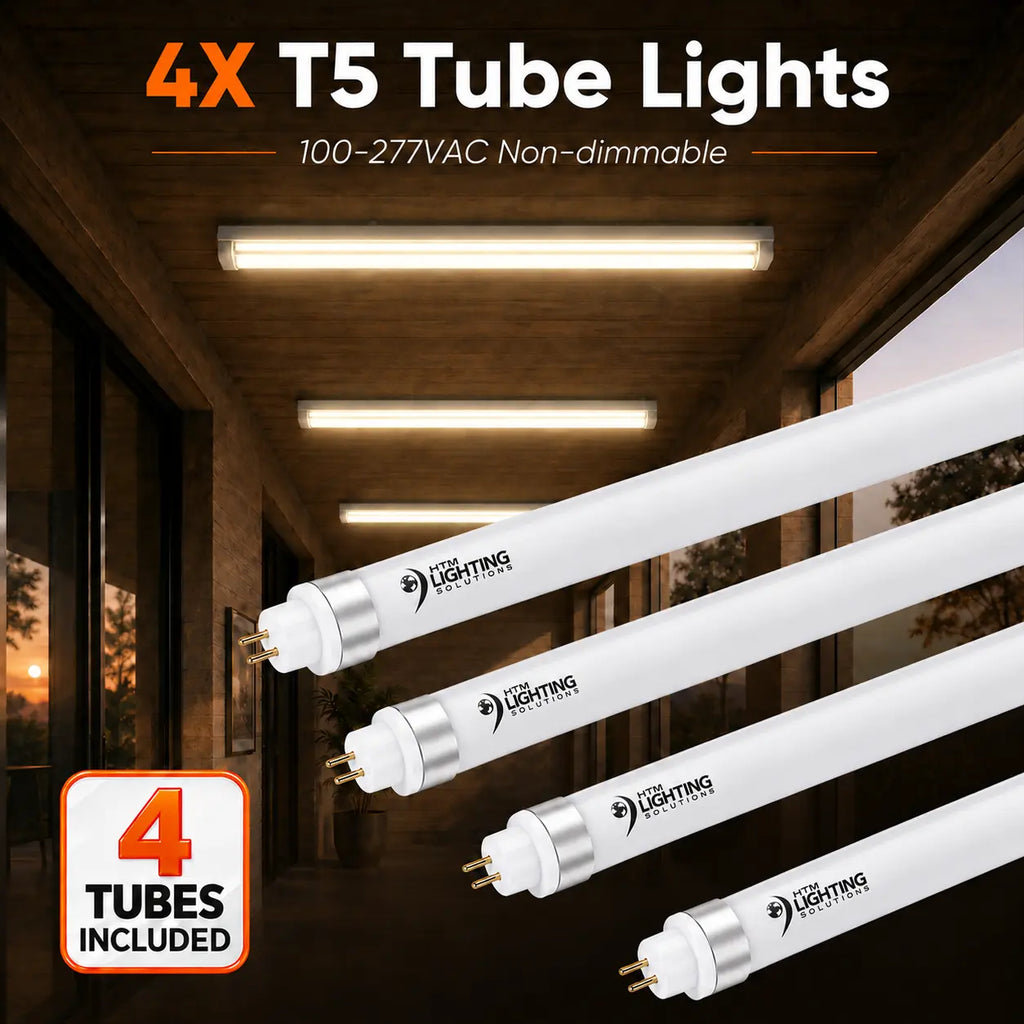 LED Tube Light 4ft 24W T5 Warm White 4000K