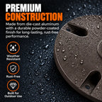 Bronze 4" Mounting Plate