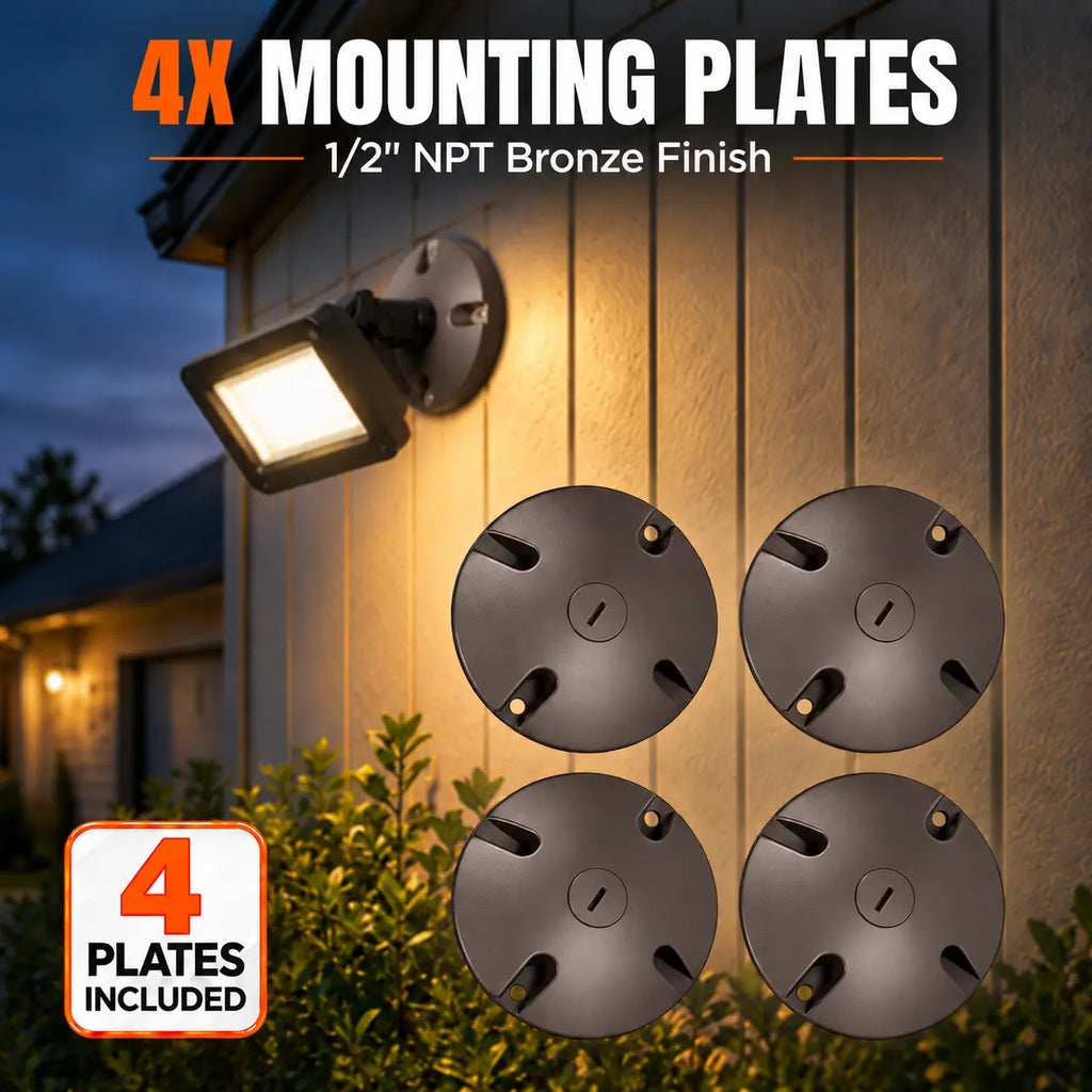Bronze 4" Mounting Plate