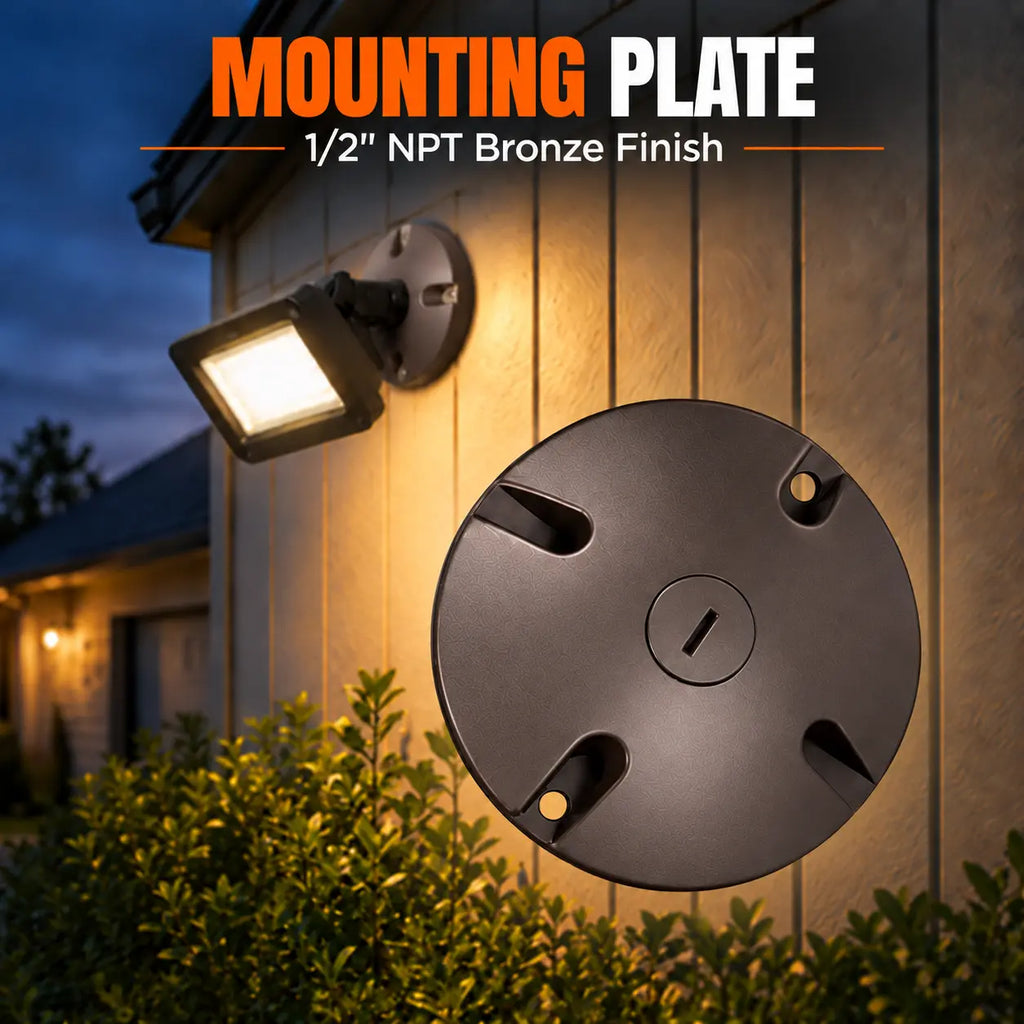 Bronze 4" Mounting Plate
