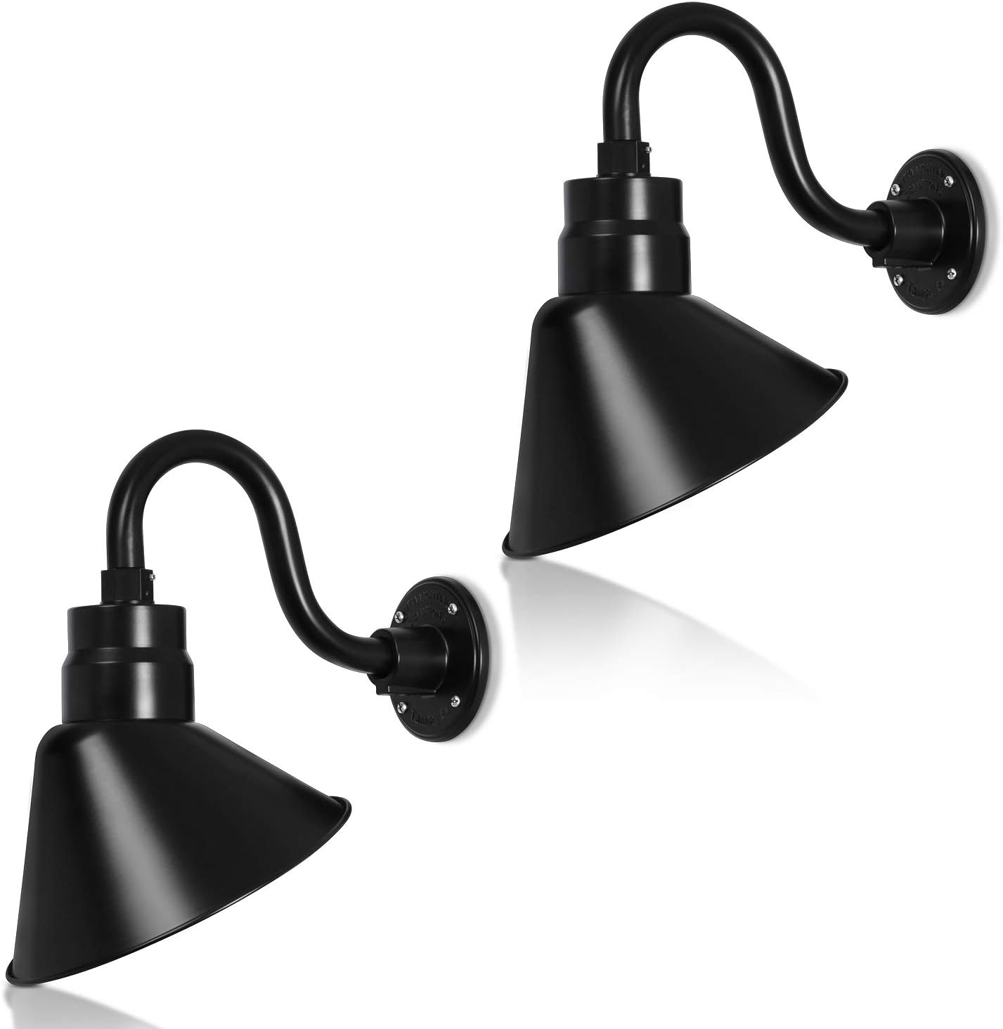 Angled 10" Shade with 10" Gooseneck Arm