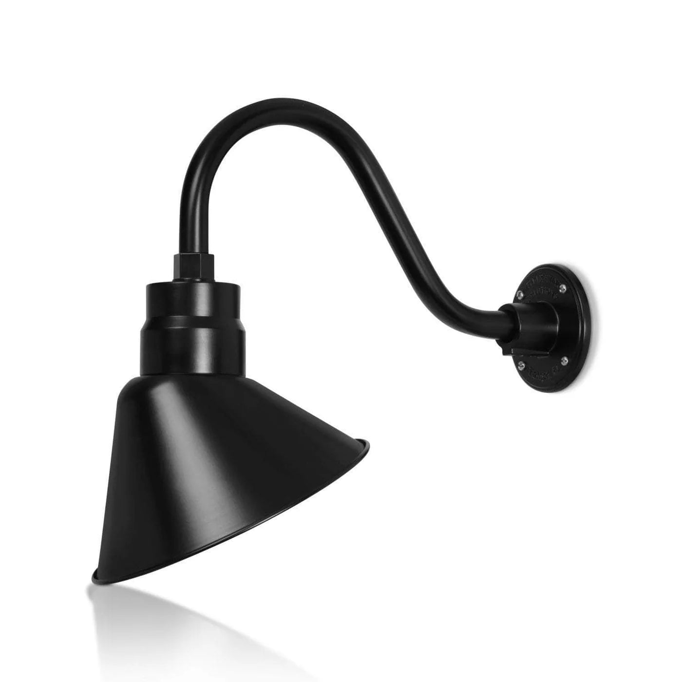 Angled 10" Shade with 10" Gooseneck Arm
