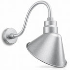 Angled 10" Shade with 15" Gooseneck Arm