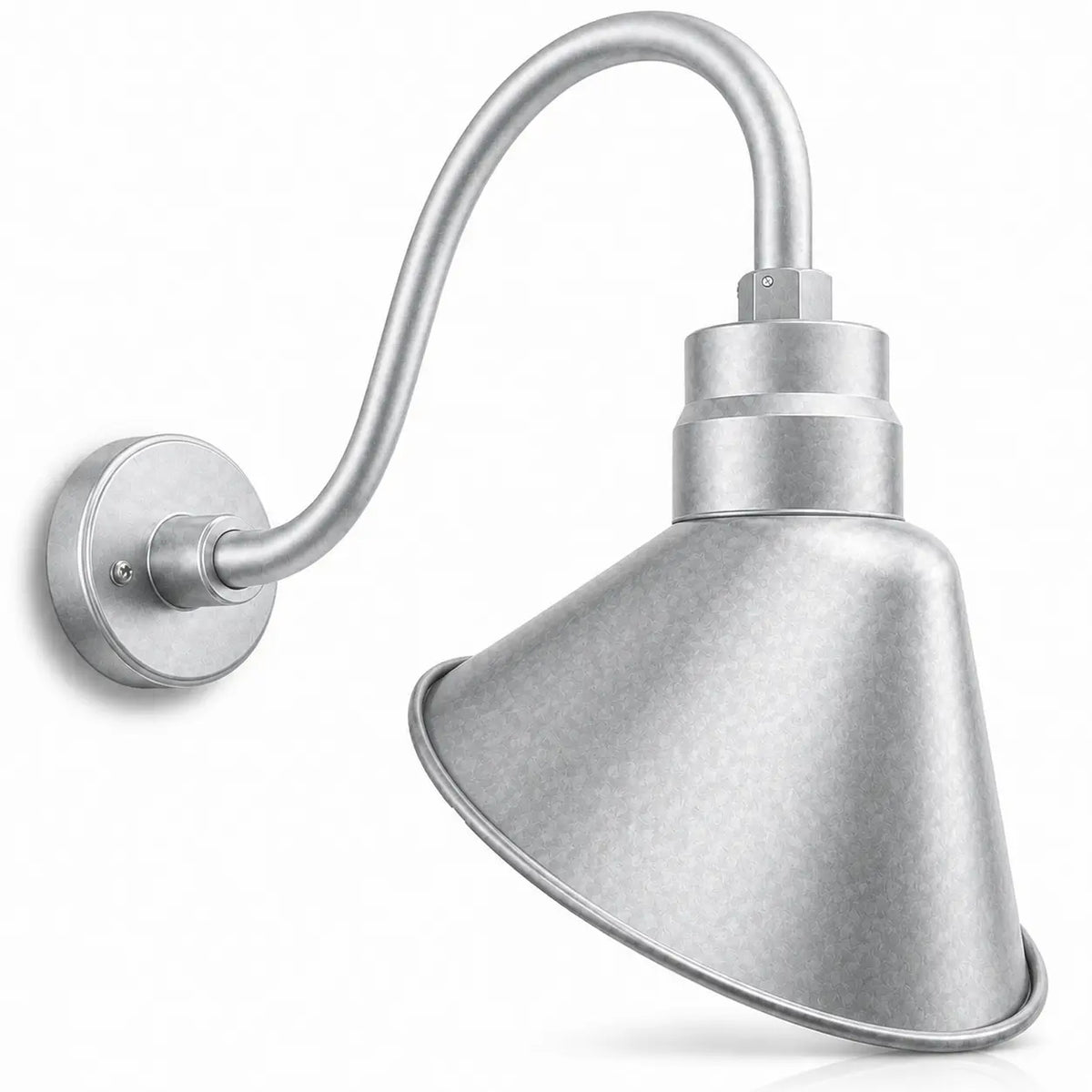 Angled 10" Shade with 15" Gooseneck Arm