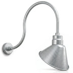 Angled 10" Shade with 24" Gooseneck Arm
