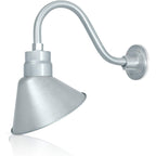Angled 10" Shade with 15" Gooseneck Arm