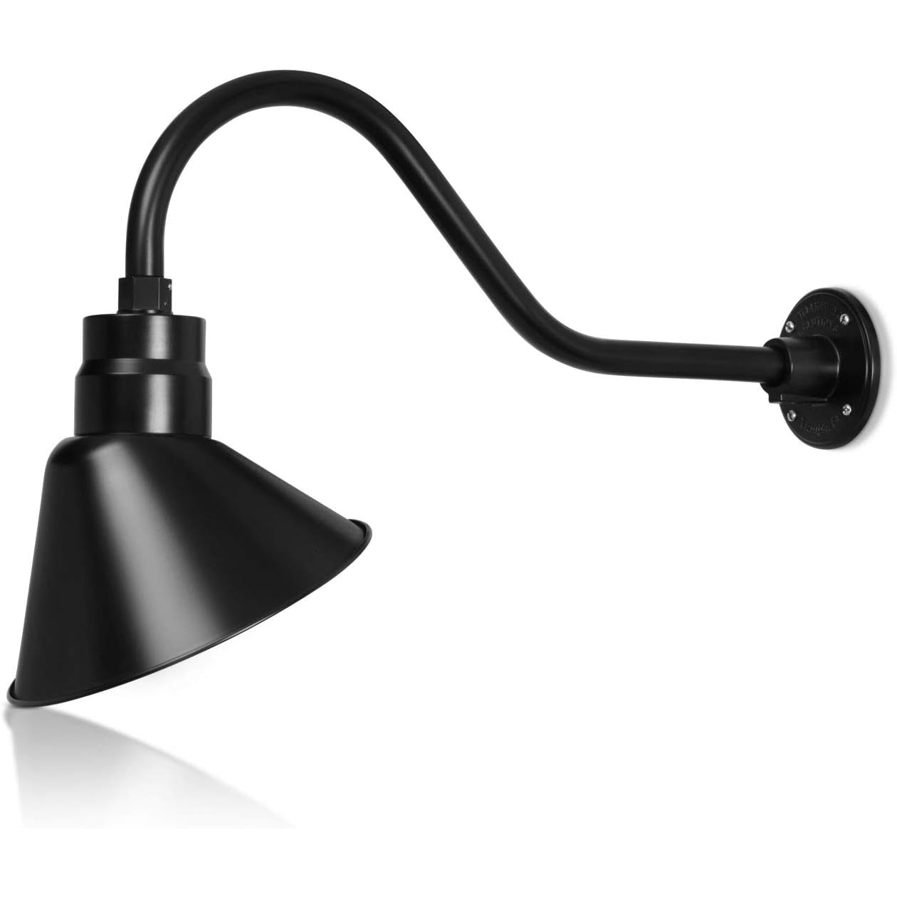 Angled 10" Shade with 22" Gooseneck Arm
