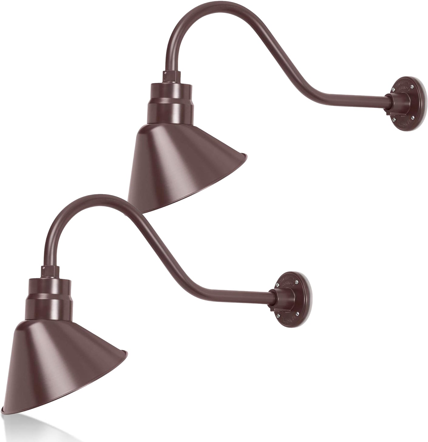 Angled 10" Shade with 22" Gooseneck Arm