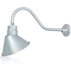 Angled 10" Shade with 22" Gooseneck Arm