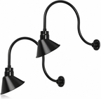 Angled 10" Shade with 24" Gooseneck Arm