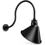 Angled 12" Shade with 24" Gooseneck Arm