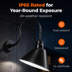 Angled 12" Shade with 24" Gooseneck Arm