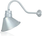 Angled 12" Shade with 22" Gooseneck Arm