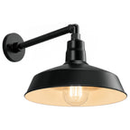 Barn Light 14" Shade with 13" Gooseneck Arm