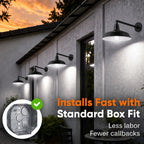 Barn Light 14" Shade with 13" Gooseneck Arm
