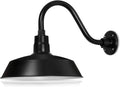 Barn Light 14" Shade with 15" Gooseneck Arm