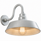 Barn Light 14" Shade with 10" Gooseneck Arm