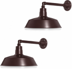 Barn Light 14" Shade with 13" Gooseneck Arm