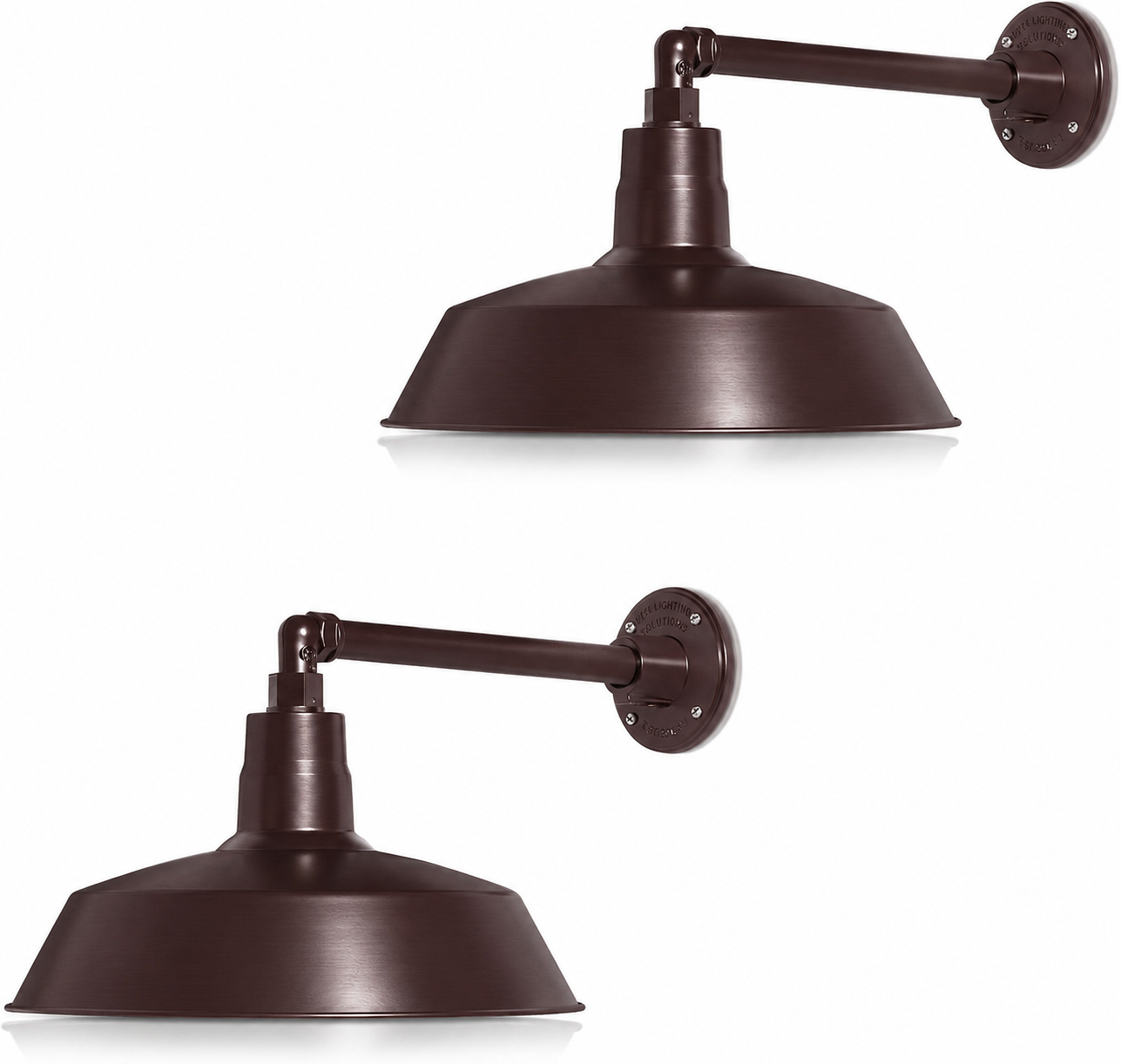 Barn Light 14" Shade with 13" Gooseneck Arm