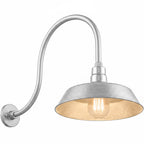Barn Light 14" Shade with 24" Gooseneck Arm