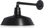 Barn Light 14" Shade with 13" Gooseneck Arm