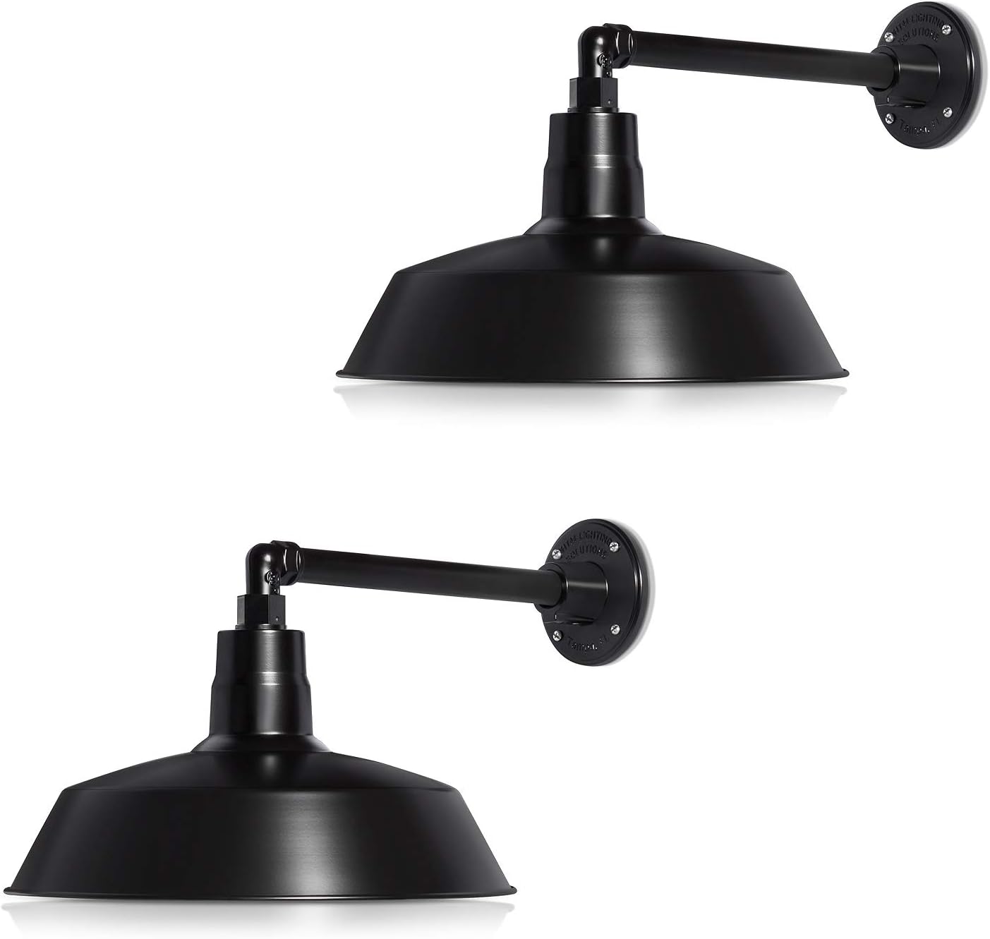 Barn Light 14" Shade with 13" Gooseneck Arm