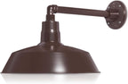 Barn Light 14" Shade with 13" Gooseneck Arm