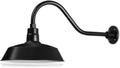 Barn Light 14" Shade with 22" Gooseneck Arm
