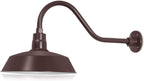Barn Light 14" Shade with 22" Gooseneck Arm
