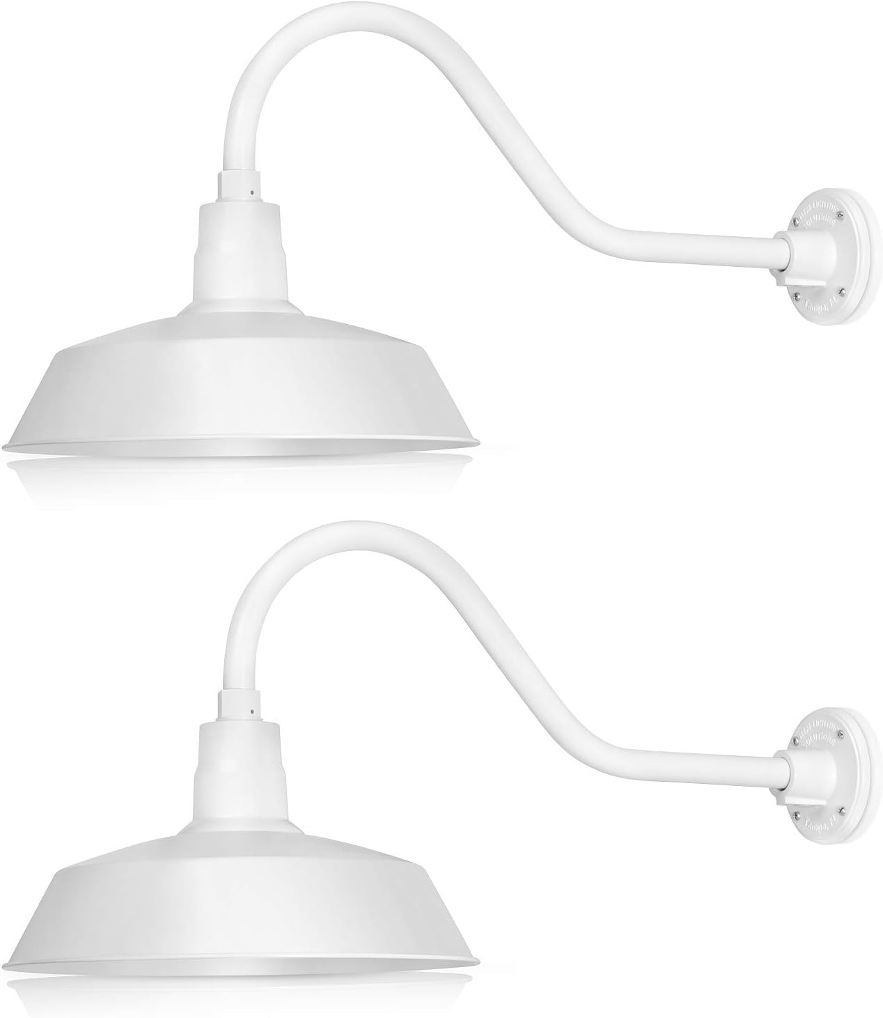 Barn Light 14" Shade with 22" Gooseneck Arm