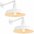 Barn Light 14" Shade with 13" Gooseneck Arm