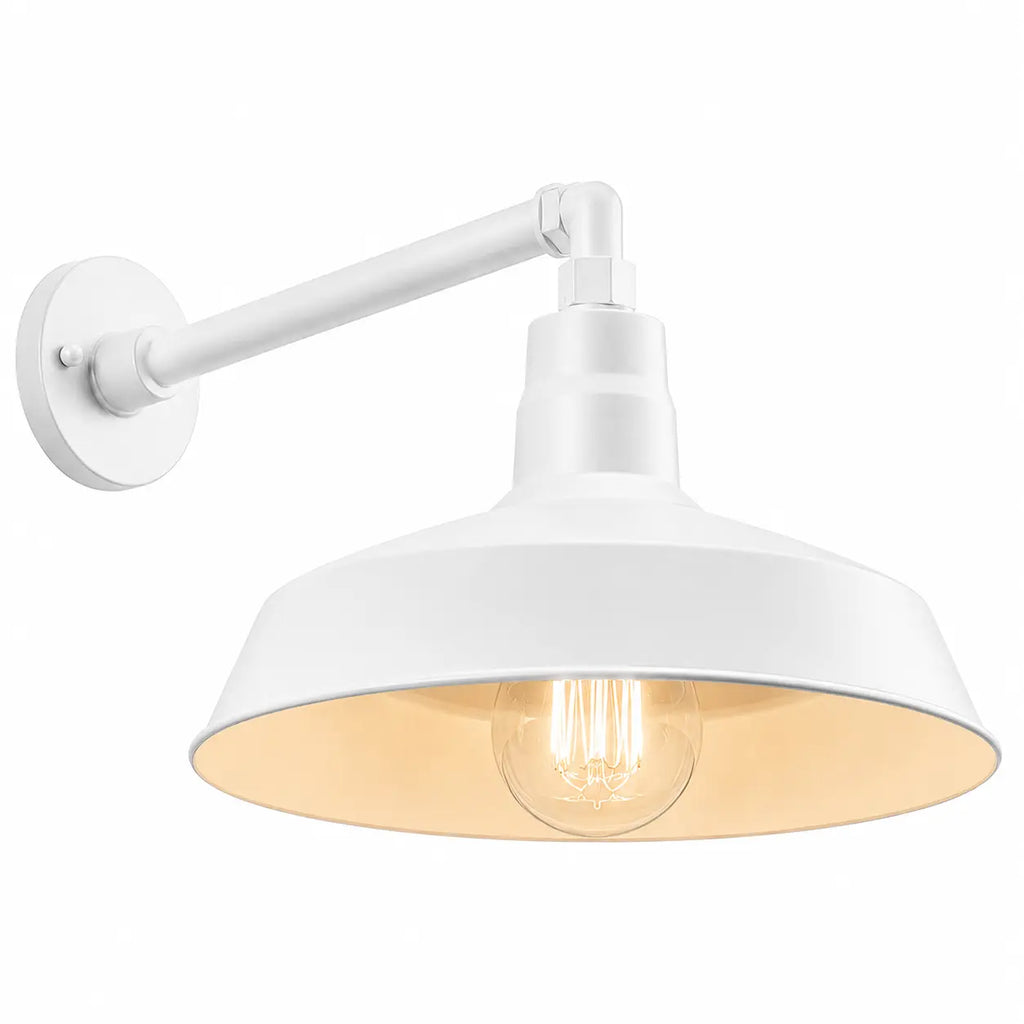 Barn Light 14" Shade with 13" Gooseneck Arm