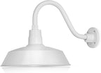 Barn Light 14" Shade with 15" Gooseneck Arm