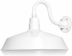 Barn Light 17" Shade with 10" Gooseneck Arm