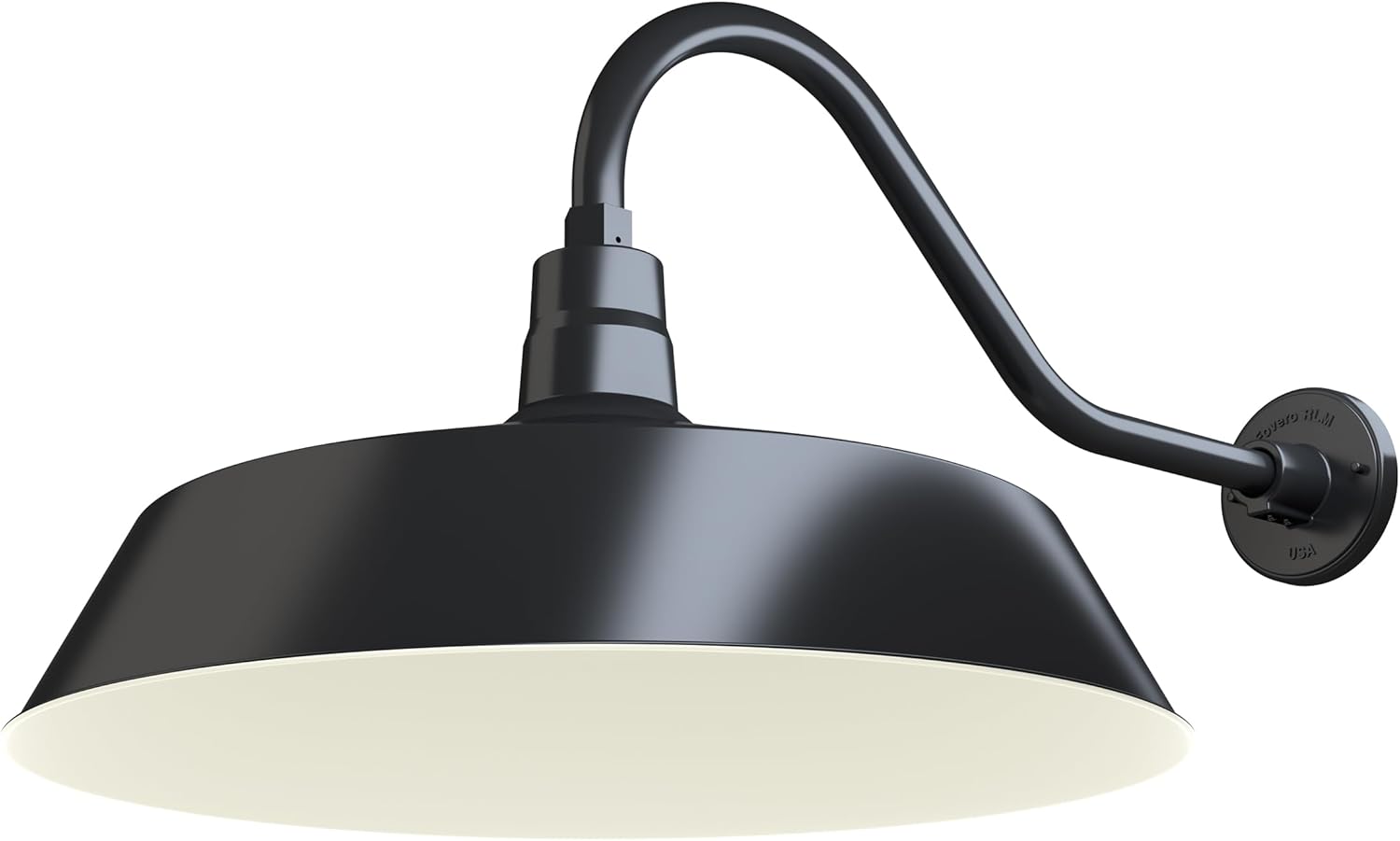 Barn Light 21" Shade with 22" Gooseneck Arm