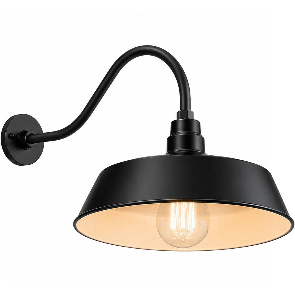 Barn Light 21" Shade with 22" Gooseneck Arm