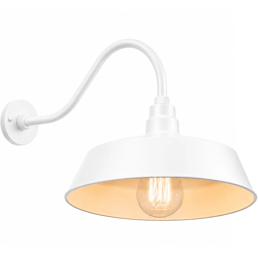 Barn Light 21" Shade with 22" Gooseneck Arm