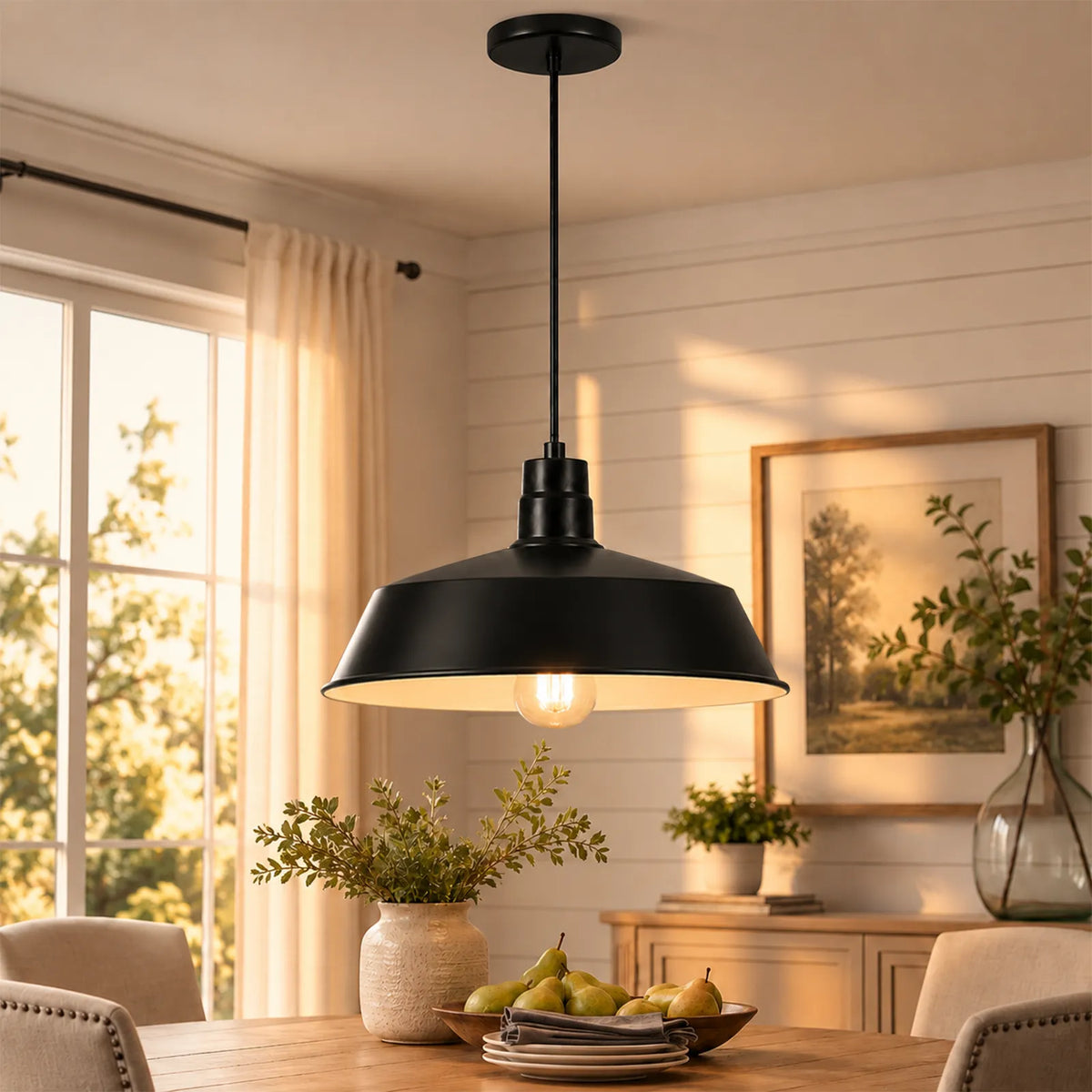 Pendant Barn Light 17" Shade